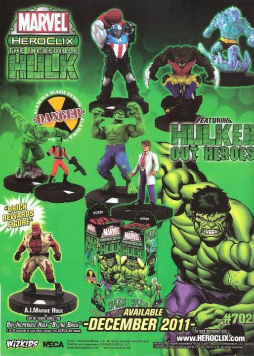 Marvel Heroclix: The Incredible Hulk Poster Leaked