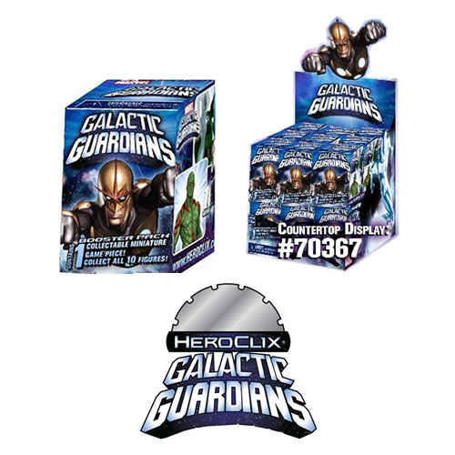 WZK 70367 Marvel HeroClix Galactic Guardians 24 ct. Primer Product Display