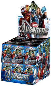 WZK 70410-D Marvel HeroClix: Avengers Movie Counter Top Booster Display