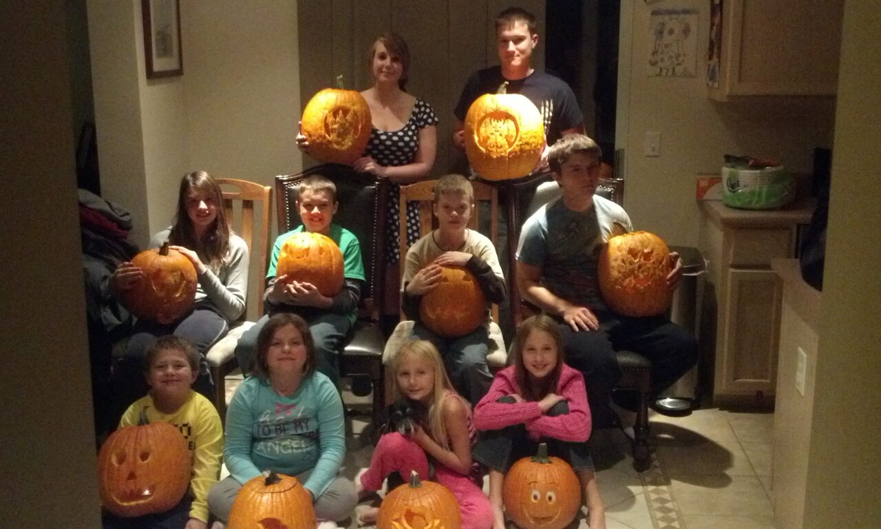 2012 Yearly Pumpkin Carving